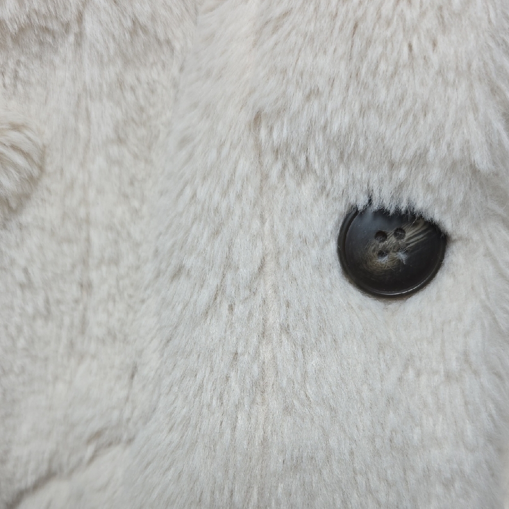 Ci Sono Cream Teddy Jacket - Picture 4 of 6